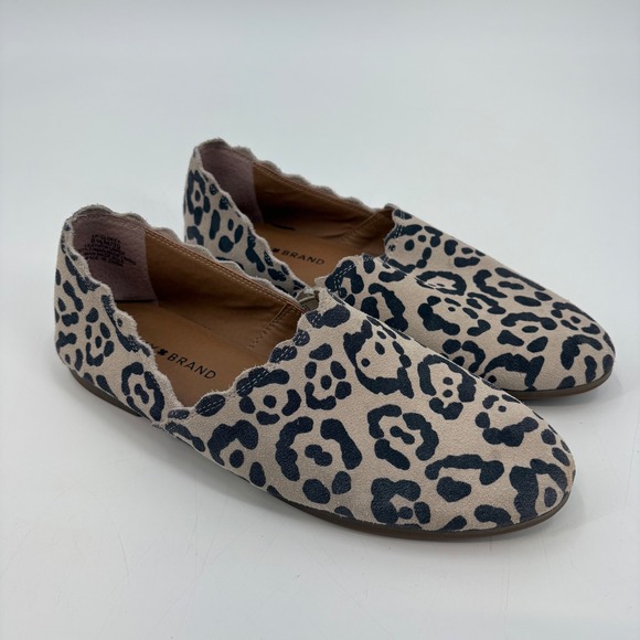 Lucky‎ Brand Leopard Slip On Flats 8.5 - Picture 6 of 9